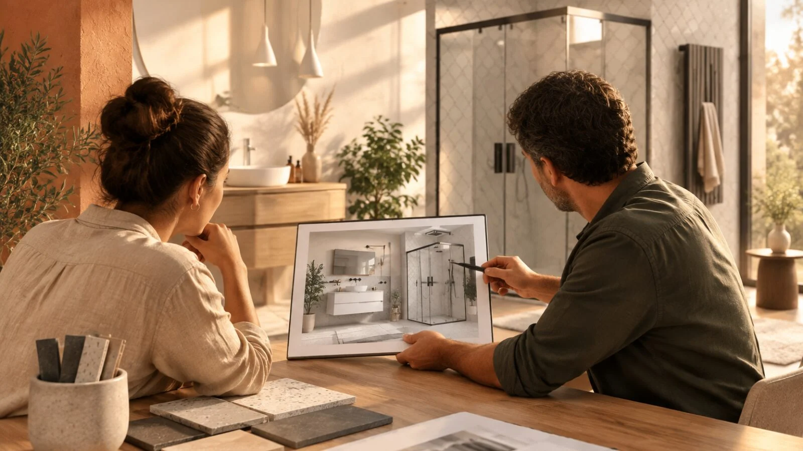 Projeto 3D casa de banho: veja o espaço antes de começar a obra 1 remodelações casa de banho arvora Da primeira conversa à proposta visual: como funciona?